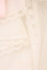 画像3: Amavel / Secret Macaronレースケープブラウス F シロｘピンク O-26-04-06-004-CA-BL-YM-OS (3)