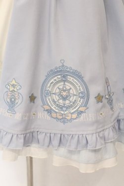 画像3: Amavel / Magical Cosmic Cosmetic フリルスカート F サックスｘシロ O-26-04-06-048-CA-SK-YM-OS