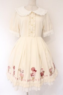 画像1: Amavel / Melty Ice creamワンピース F アイボリー O-26-04-06-051-CA-OP-YM-OS