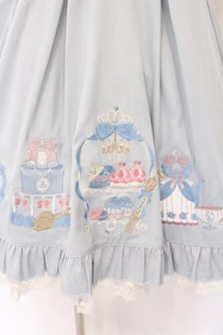 画像2: Amavel / Princess Afternoon tea Party ジャンパースカート  サックス O-26-04-06-055-CA-OP-YM-OS