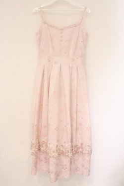 画像1: axes femme / 桜レースＸ桜柄キャミワンピース F ピンク O-26-04-06-070-AX-OP-YM-OS