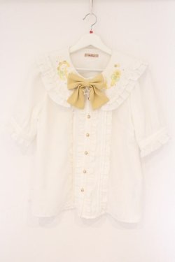 画像1: Amavel / Magical IDOL Dream ブラウス F シロｘイエロー O-26-04-06-007-CA-BL-YM-OS