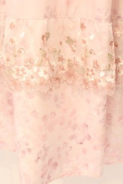 画像2: axes femme / 桜レースＸ桜柄キャミワンピース F ピンク O-26-04-06-070-AX-OP-YM-OS