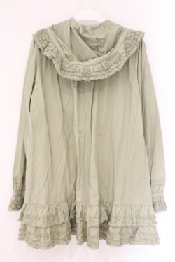 画像5: PINK HOUSE / ピコフリルピンタックフードブラウス  薄荷 O-26-04-06-073-LO-BL-IG-OS