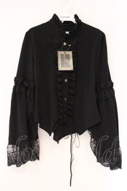 画像1: Royal Princess Alice / 紅鳳ブラウス【絢爛白狐】  クロ O-26-04-06-075-LO-BL-IG-OS