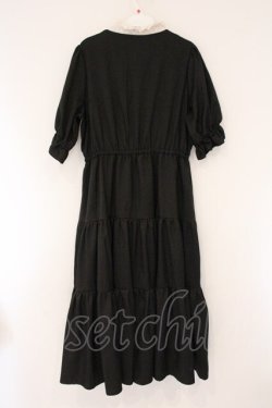 画像3: m petit by misako / TT*AMデシンヨークワンピース LL クロ×オフシロ O-26-04-06-078-LO-OP-IG-OS