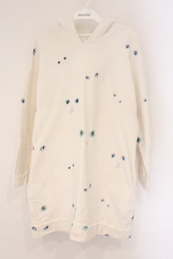 画像1: MILK / CAT GIRL ロングパーカー  ホワイトキャット O-26-04-06-081-ML-OP-IG-OS