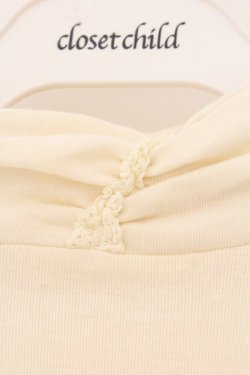 画像2: PINK HOUSE / ギャザーネックカットソー  アイボリー O-26-04-06-084-LO-TO-IG-OS