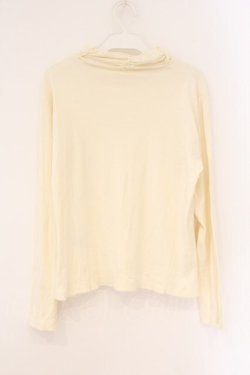 画像3: PINK HOUSE / ギャザーネックカットソー  アイボリー O-26-04-06-084-LO-TO-IG-OS