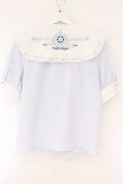 画像3: Amavel / Magical IDOL Dream ブラウス F シロｘブルー O-26-04-06-008-CA-BL-YM-OS