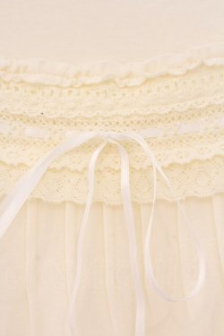 画像3: PINK HOUSE / パフスリーブはしごレースチュニック  オフ O-26-04-06-087-LO-TO-IG-OS