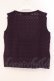画像3: PINK HOUSE / フラワーモチーフアンダーバストニットベスト  パープル O-26-04-06-093-LO-TO-IG-OS (3)