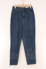 画像1: Fi.n.t / ハイウエストテーパードパンツ  インディゴ O-26-04-06-094-CA-PA-IG-ZT258 (1)