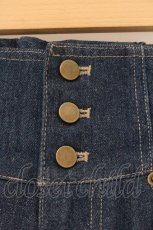 画像2: Fi.n.t / バックレースアップストレートデニムパンツ  インディゴ O-26-04-06-096-CA-PA-IG-ZT258 (2)