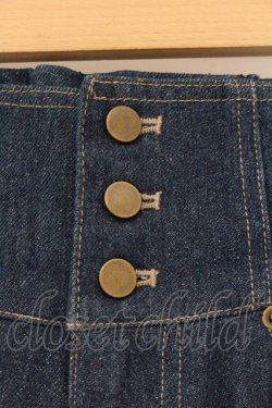 画像2: Fi.n.t / バックレースアップストレートデニムパンツ  インディゴ O-26-04-06-096-CA-PA-IG-OS