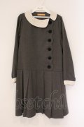 Fi.n.t / スカラップ使いサイド衿ワンピース  グレー O-26-04-06-098-CA-OP-IG-OS