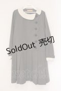 Fi.n.t / スカラップ使いサイド衿ワンピース  グレー O-26-04-06-098-CA-OP-IG-OS
