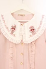 画像2: Amavel / Magical Cosmic Cosmetic 半袖ブラウス F ピンク O-26-04-06-009-CA-BL-YM-OS (2)