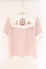 画像3: Amavel / Magical Cosmic Cosmetic 半袖ブラウス F ピンク O-26-04-06-009-CA-BL-YM-OS (3)