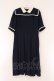 画像1: Fi.n.t / クレリックマリンワンピース  ネイビー O-26-04-06-104-CA-OP-IG-OS (1)