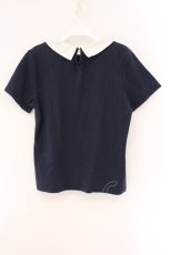 画像3: Fi.n.t / 襟付きプリントTシャツ  ネイビー×オフシロ O-26-04-06-109-CA-TO-IG-OS (3)