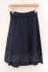 画像3: Fi.n.t / フロントボタンスカート  ネイビー O-26-04-06-110-CA-SK-IG-OS (3)