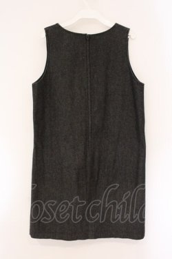 画像3: Fi.n.t / デニムライクジャンパースカート  クロ O-26-04-06-111-CA-OP-IG-OS