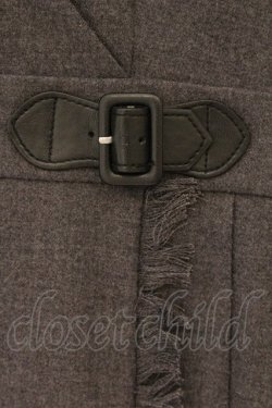 画像2: Fi.n.t / ベルト使いキルトジャンスカ  グレー O-26-04-06-113-CA-OP-IG-OS