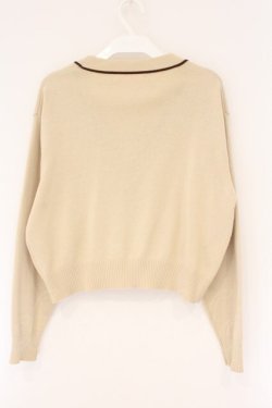 画像3: Fi.n.t  / シーリングスタンプ釦ニットカーディガン  ベージュ O-26-04-06-010-LO-TO-IG-OS