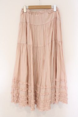 画像5: PINK HOUSE / ローンティアードスカート  ピンク O-26-04-06-115-LO-SK-IG-OS