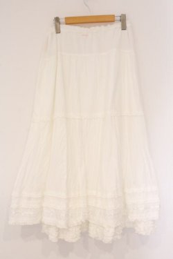 画像5: PINK HOUSE / ローンティアードスカート  シロ O-26-04-06-116-LO-SK-IG-OS