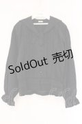 KETTY / ピコフリルセーラーブラウス  クロ O-26-04-06-118-EL-BL-IG-OS