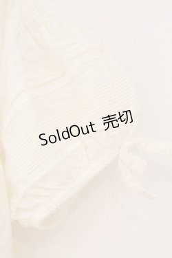 画像3: KANEKO ISAO / サイドリボンパフスリーブオーバーブラウス  オフシロ O-26-04-06-120-EL-BL-IG-OS