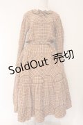 PINK HOUSE / チェックパッチワークワンピース  ブラウン O-26-04-06-121-LO-OP-IG-OS