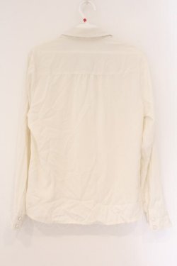 画像3: Fi.n.t / レースリボンタイ付きブラウス  オフシロ O-26-04-06-124-CA-BL-IG-OS