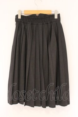画像3: Fi.n.t / フロントレースアップ起毛プリーツスカート  グレー O-26-04-06-013-CA-SK-IG-OS