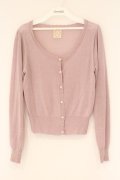 F&A / ローズボタンニットカーディガン  ピンク O-26-04-06-017-LO-TO-IG-OS