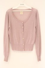 画像1: F&A / ローズボタンニットカーディガン  ピンク O-26-04-06-017-LO-TO-IG-ZI (1)
