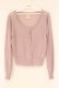 画像1: F&A / ローズボタンニットカーディガン  ピンク O-26-04-06-017-LO-TO-IG-OS (1)