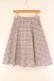 画像1: Fi.n.t / 裾切替チェックフレアースカート  ピンク O-26-04-06-018-CA-SK-IG-OS (1)