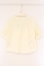 画像3: F i.n.t / クロッカス刺繍ヨーク切替シャツ  オフシロ O-26-04-06-022-CA-BL-IG-ZH (3)
