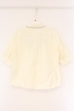 画像3: F i.n.t / クロッカス刺繍ヨーク切替シャツ  オフシロ O-26-04-06-022-CA-BL-IG-OS