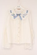 Amavel / Princess Afternoon tea Party ブラウス F シロ O-26-04-06-003-CA-OP-YM-OS