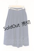 an another angelus / ビットベルト付きタックスカート  ネイビー O-26-04-06-027-CA-SK-IG-OS