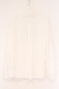 画像3: an another angelus / 多重リボンタイ付きピンタックブラウス  オフシロ O-26-04-06-029-CA-BL-IG-OS