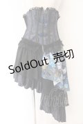 Qutie Frash / コルセットスカート  ブルー×ブラック O-26-04-07-039-QU-SK-OW-OS