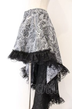 画像2: Qutie Frash / 2024-黒龍-フィッシュテールスカート  シルバー×ブラック O-26-04-07-043-QU-SK-OW-OS