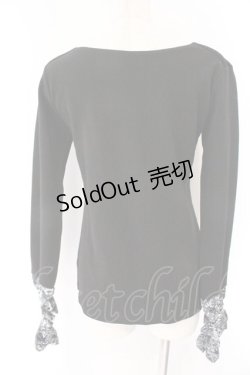 画像2: Qutie Frash / クロスインナーカットソー  ブラック O-26-04-07-051-QU-TO-OW-OS