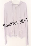 Rozen Kavalier / シザーモチーフZIPパーカー  ラベンダー O-26-04-07-053-OO-TO-OW-OS