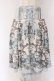 画像1: Rozen Kavalier / ボタニカルオーナメント柄スカート  サックス O-26-04-07-054-OO-SK-OW-OS (1)